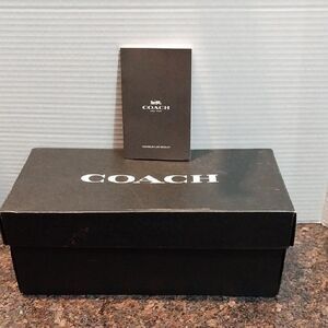 Coach Black "SHOE BOX or  other Organizational  Use....EUC